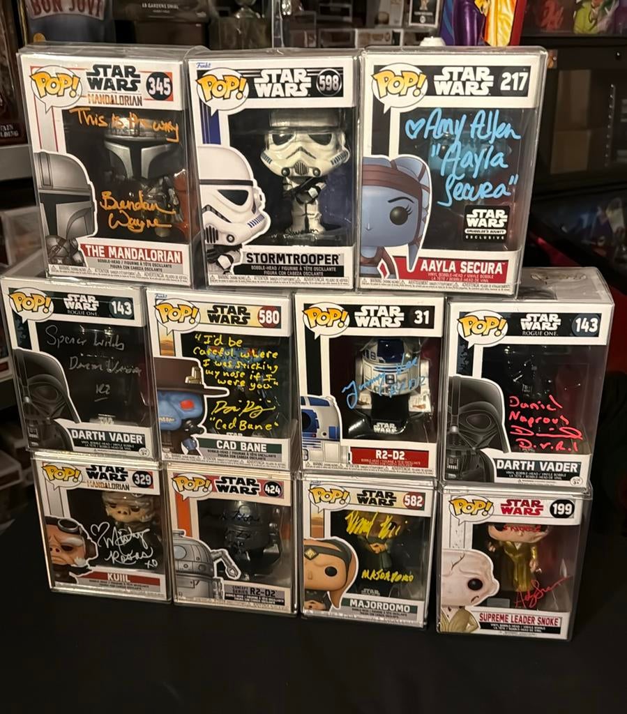 Star Wars Funko Pops gesigneerd, Verzamelen, Ophalen of Verzenden, Zo goed als nieuw