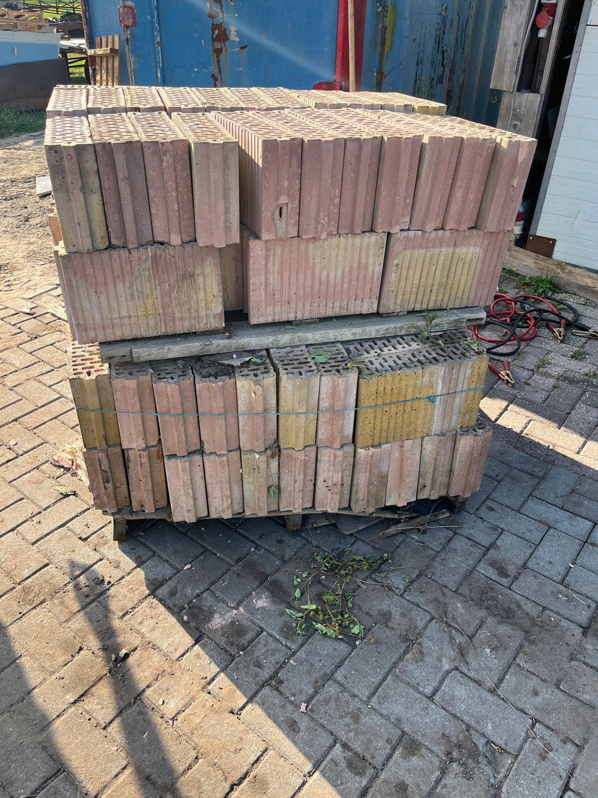 Te koop keramische metsel blokken, Ophalen, Gebruikt, Bakstenen