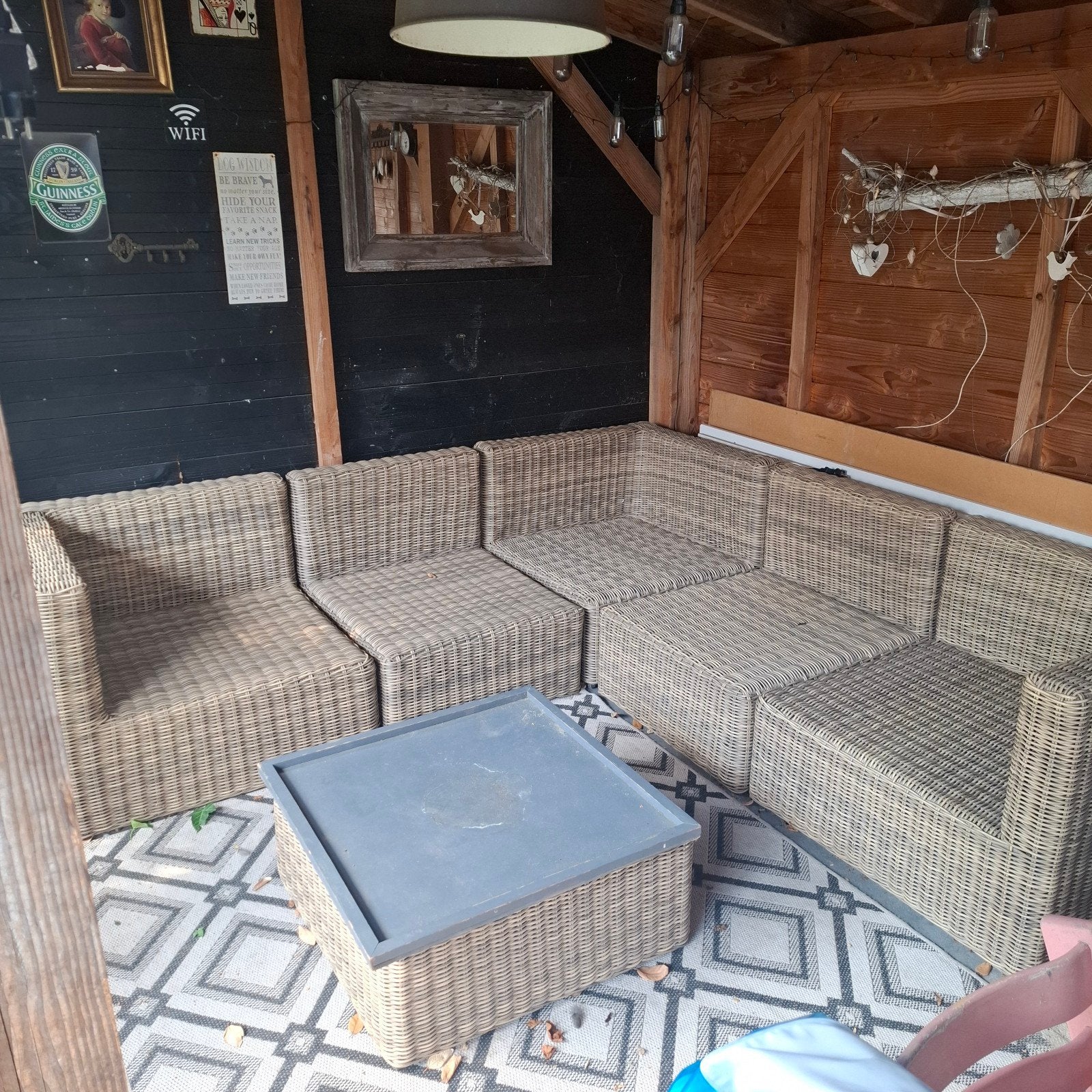 loungeset bois le duc, Ophalen, Gebruikt