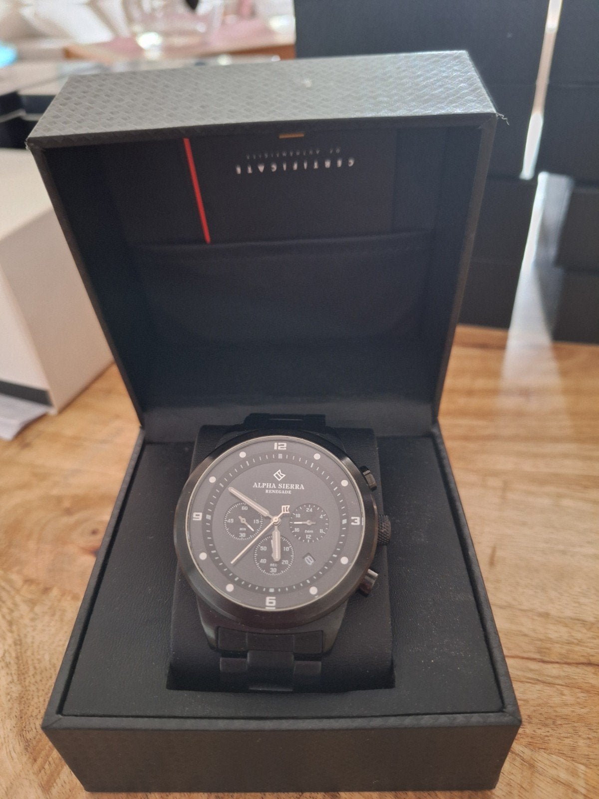 Alpha Sierra horloge, Ophalen of Verzenden, Zo goed als nieuw, Staal, Overige merken