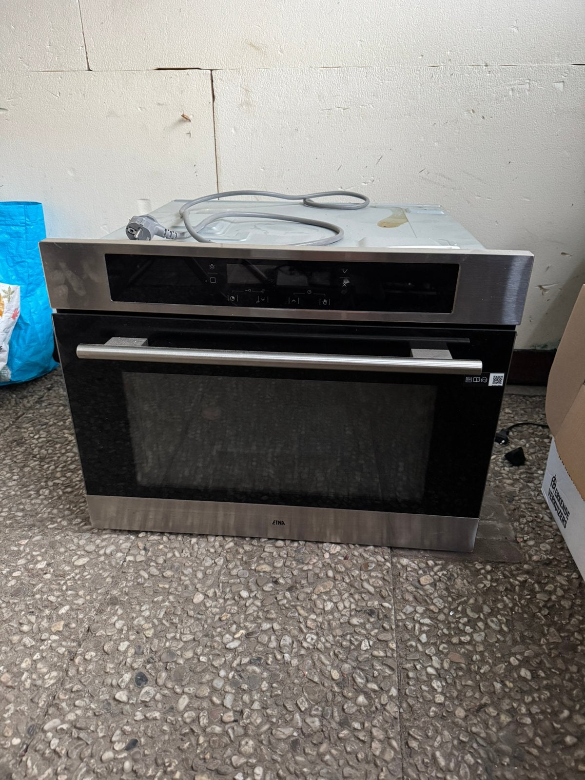 Etna CM751ZT inbouw combimagnetron, Witgoed en Apparatuur, Ovens, Ophalen, Zo goed als nieuw