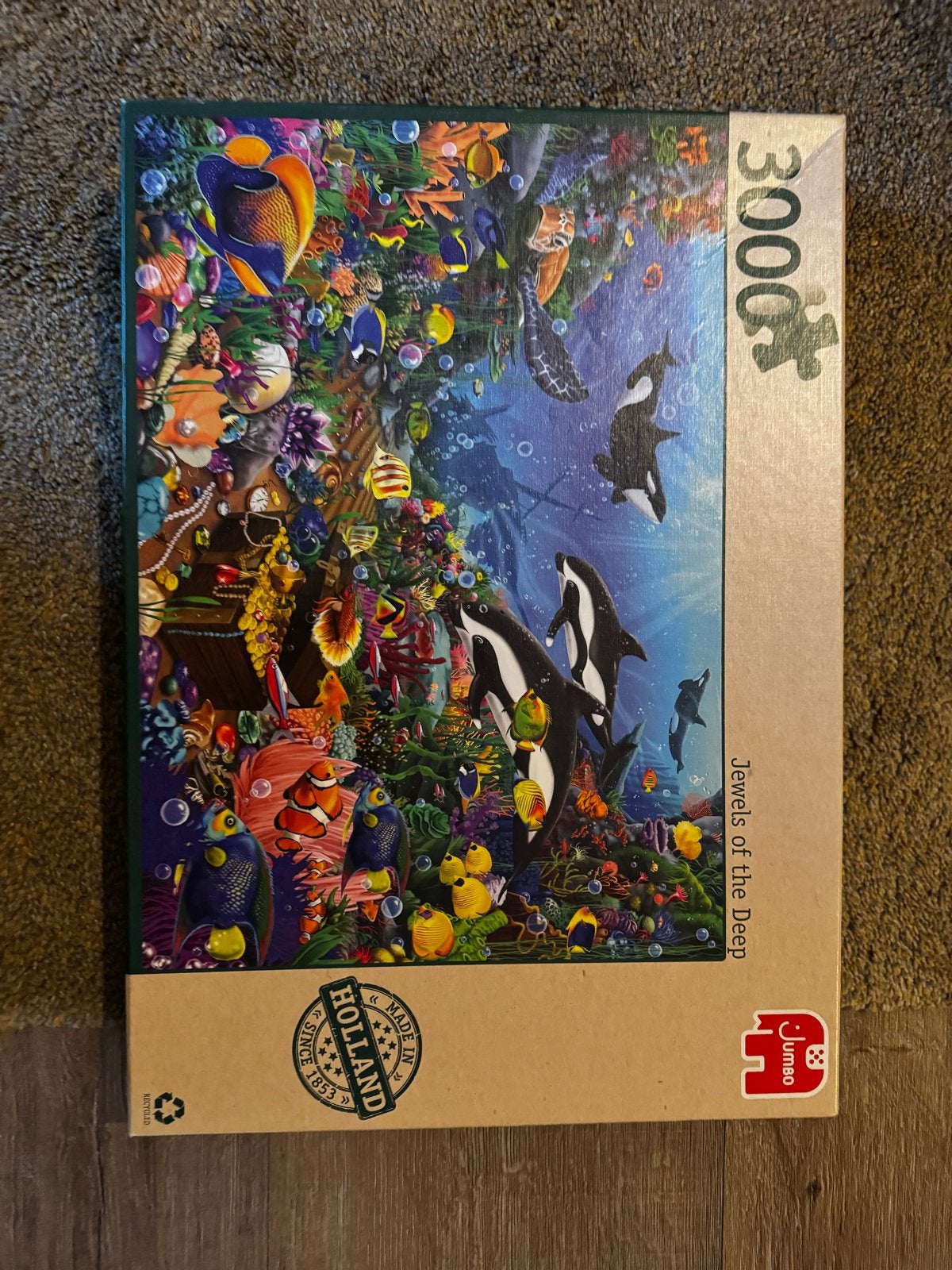 Jumbo Legpuzzel 3000 stukjes - Jewels of the Deep, Ophalen of Verzenden, Meer dan 1500 stukjes, Zo goed als nieuw, Legpuzzel