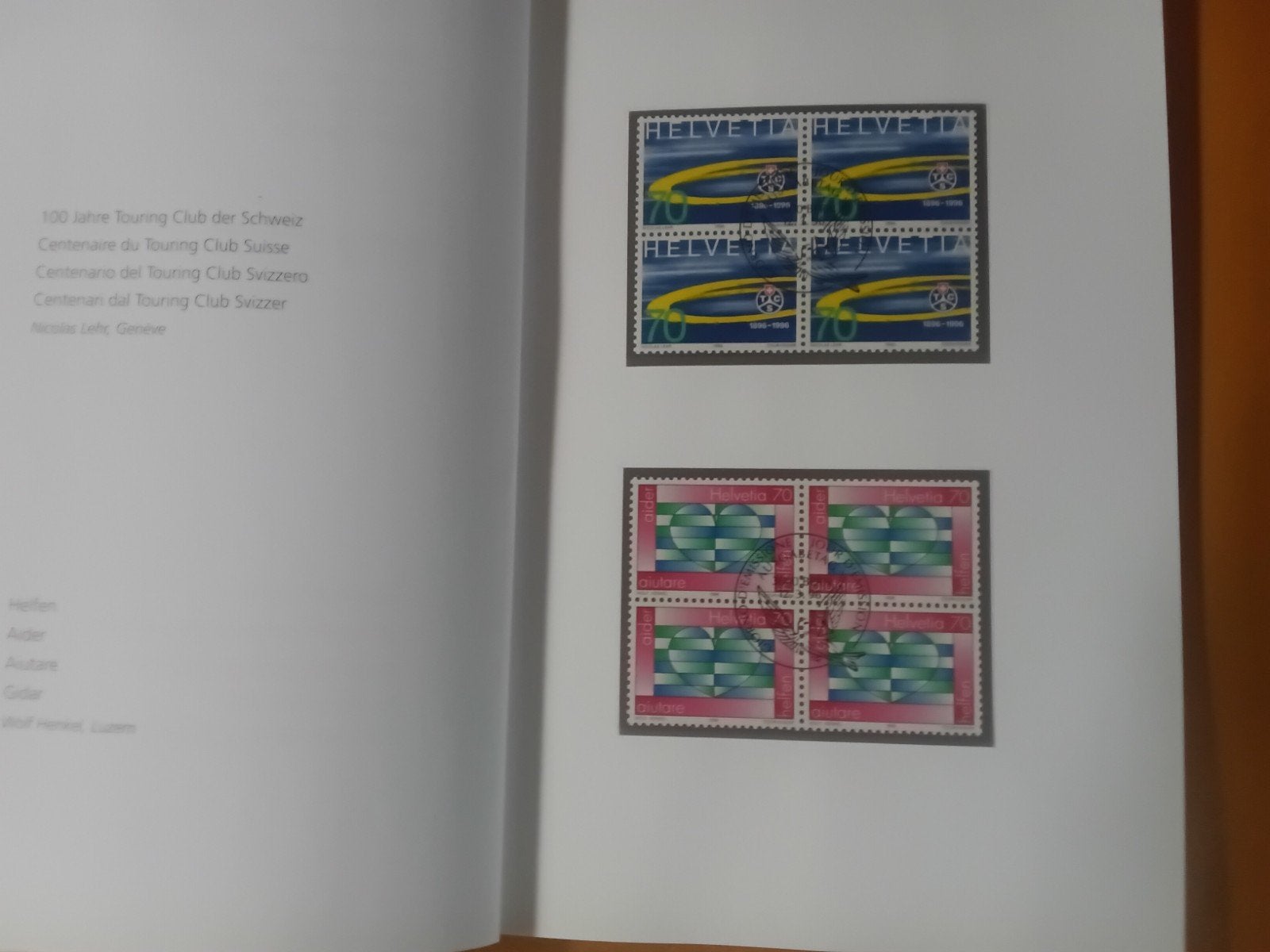 Jaarboek Zwitserland 1996, Postzegels en Munten, Postzegels | Europa | Zwitserland, Ophalen of Verzenden