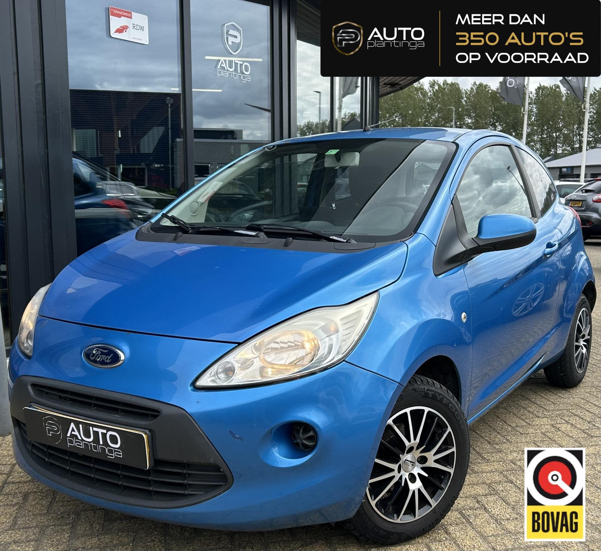 Ford Ka 1.2 Cool&Sound NL AUTO | Airco | D Riem is recent ve, Voorwielaandrijving, Stof, Gebruikt, 1242 cc
