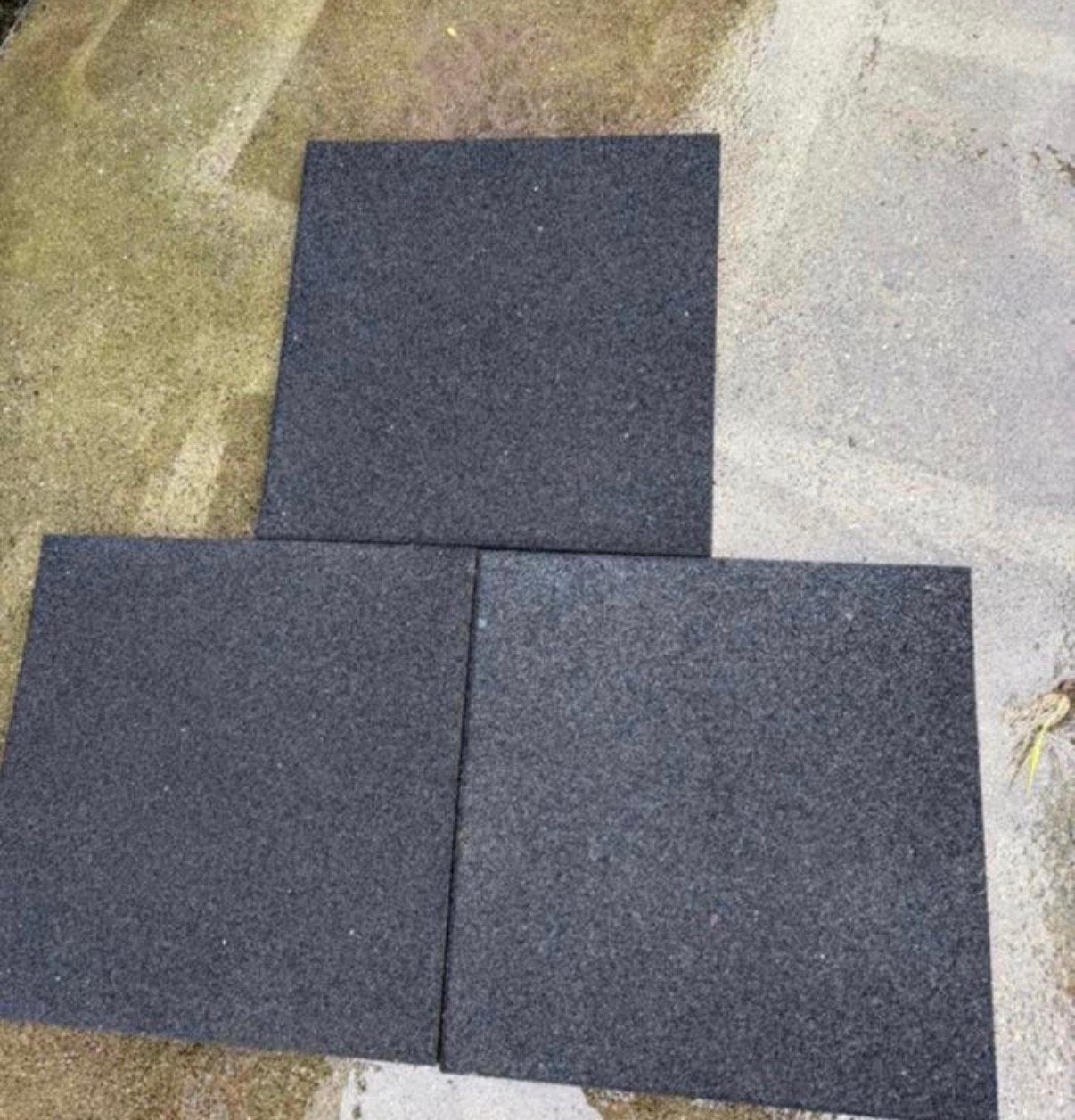 Rubberen tegels 50x50x3 speeltoestel ed ruim 7m2, Ophalen, Gebruikt, Rubber, 5 tot 10 m²