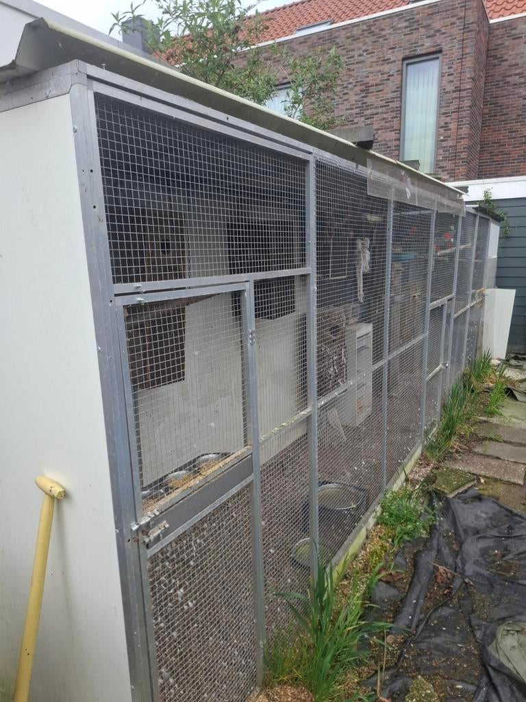 Te koop voliere, Dieren en Toebehoren, Ophalen of Verzenden, Aluminium, Volière