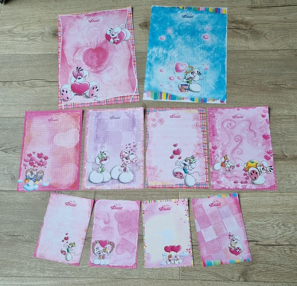 DIDDL Hartjes Collectie, Verzamelen, Diddl, Ophalen of Verzenden, Diddl, Nieuw, Papier, Kaart of Schrift