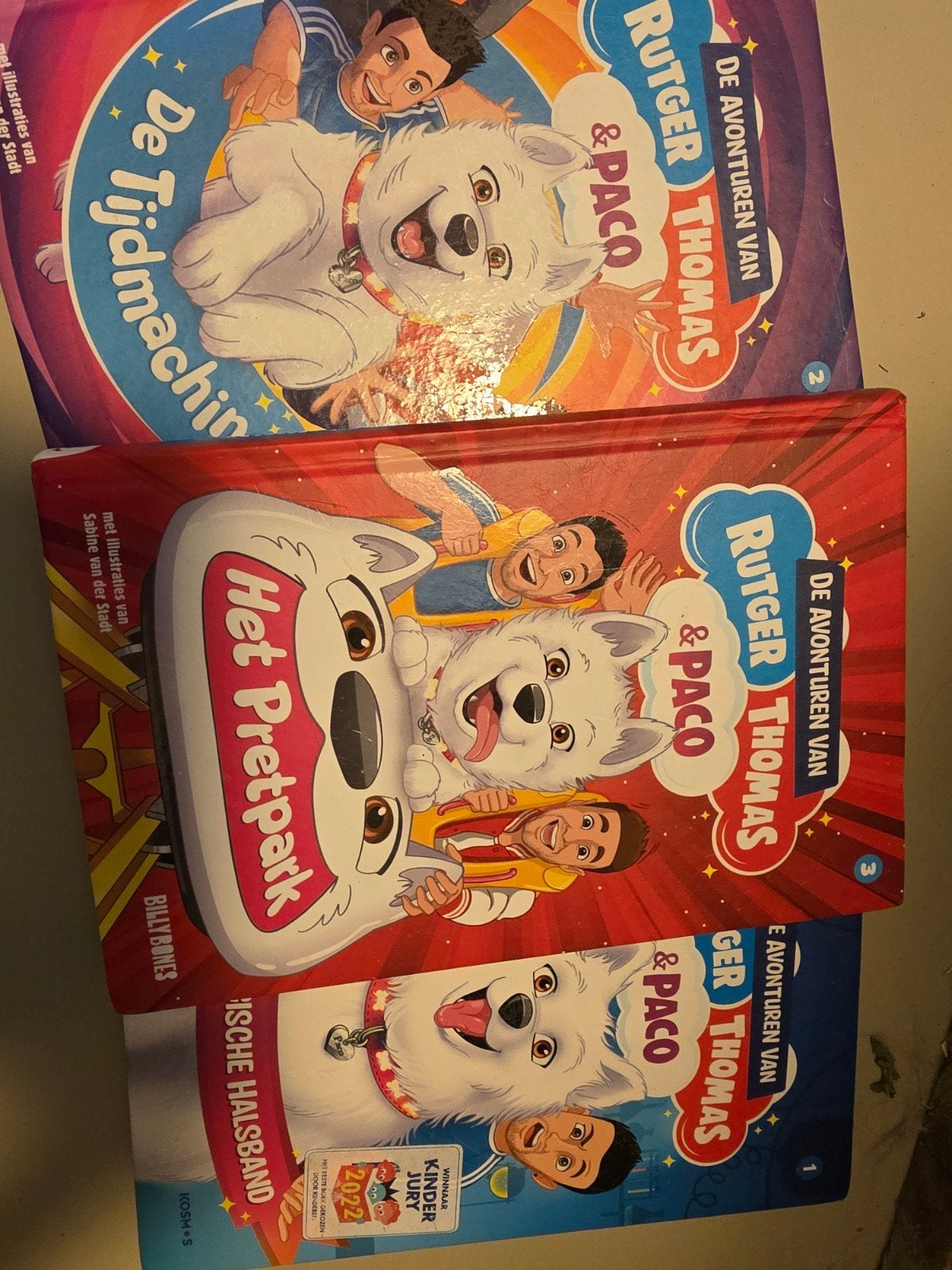 De Avonturen van Rutger, Thomas & Paco - Boekenset, Ophalen of Verzenden, Zo goed als nieuw, Rutger Vink, Thomas van Grinsven & Billy Bones