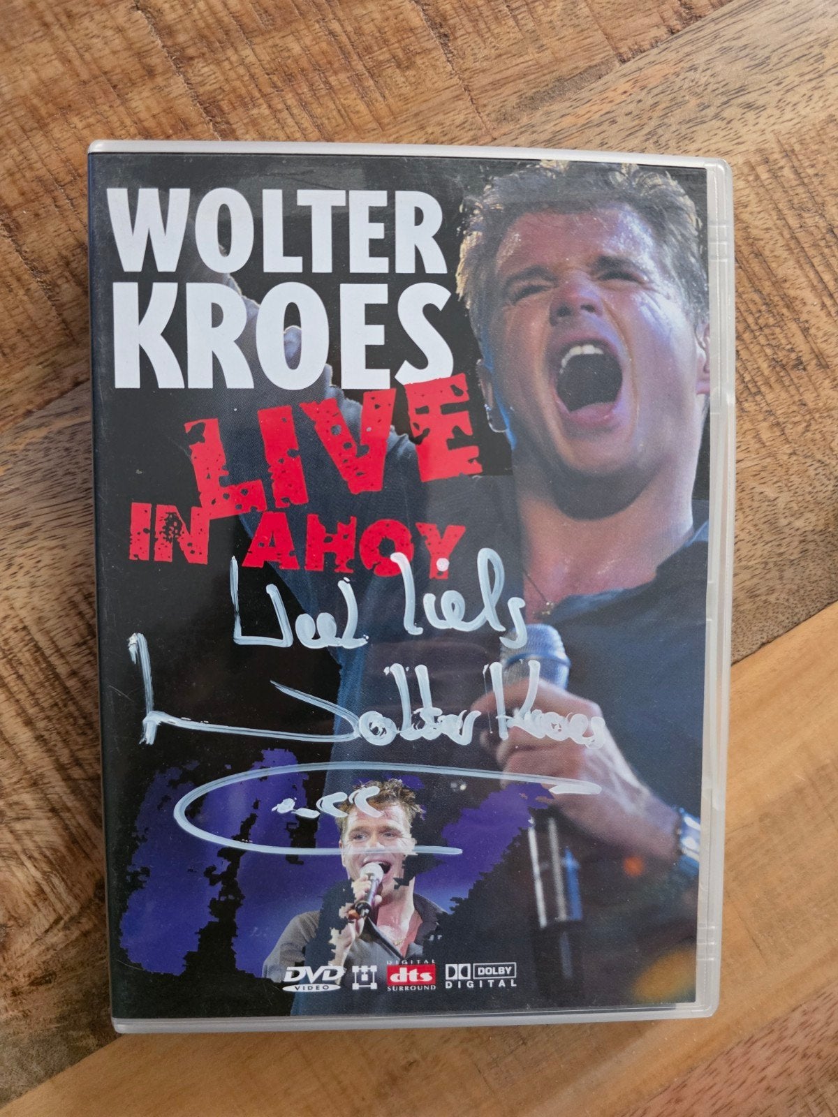 Wolter Kroes Live in Ahoy DVD - Gesigneerd, Gebruikt, Alle leeftijden, Nederlands, Ophalen of Verzenden