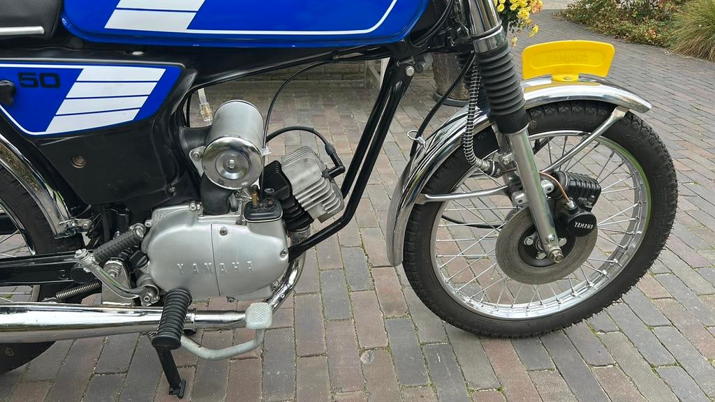Oltimer brommer yamaha fs 1, Motoren, Ophalen, Gereviseerd
