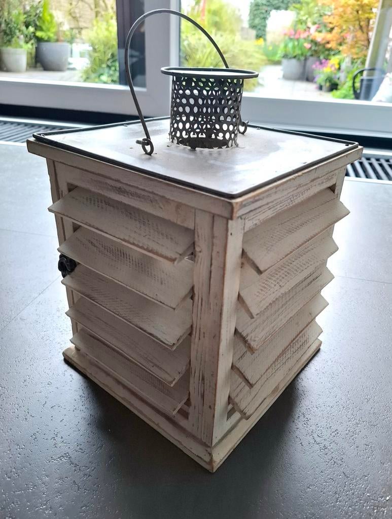 Houten kandelaar, Ophalen of Verzenden, Zo goed als nieuw