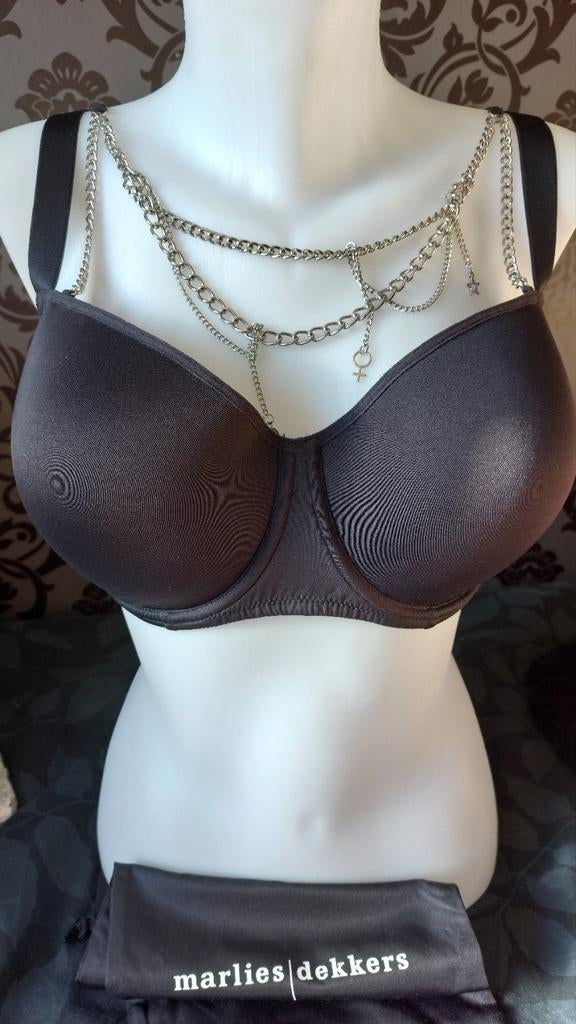 Nieuwe Marlies Dekkers BH Zwart 80F, Marlies Dekkers, Verzenden, Zwart, BH