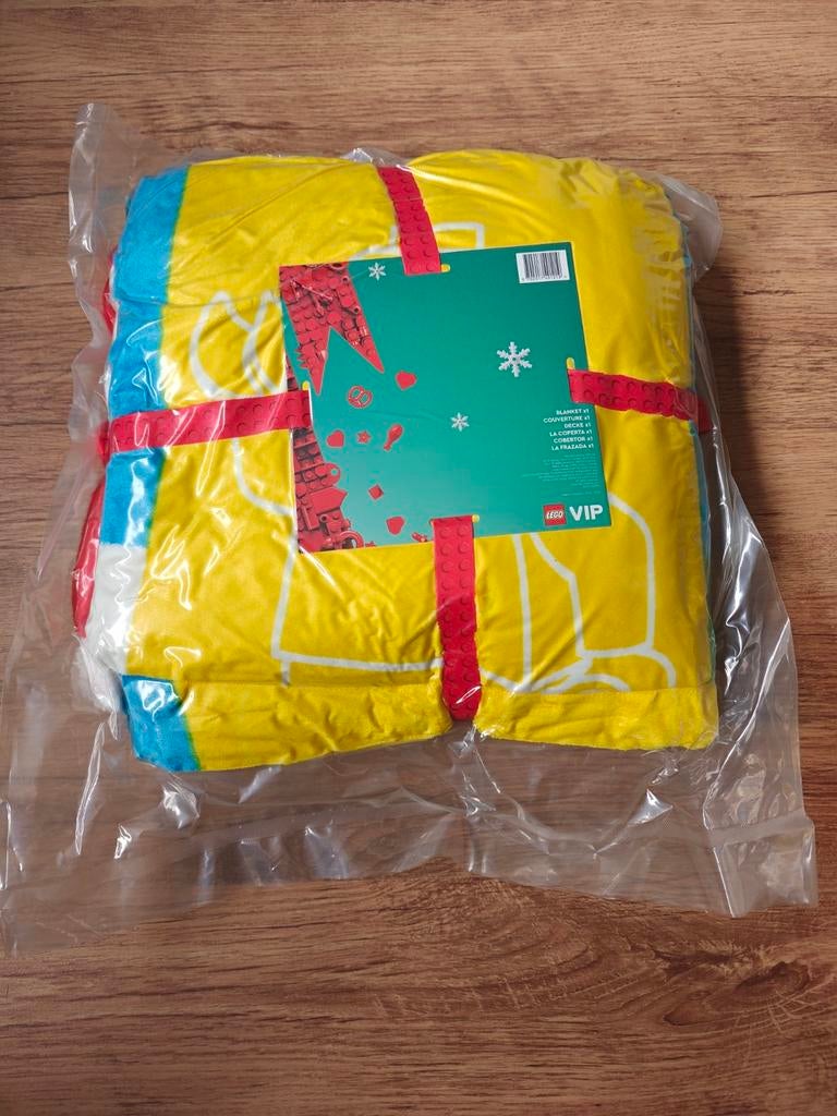 Lego fleece deken, Ophalen of Verzenden, Nieuw, Geel, Rechthoekig
