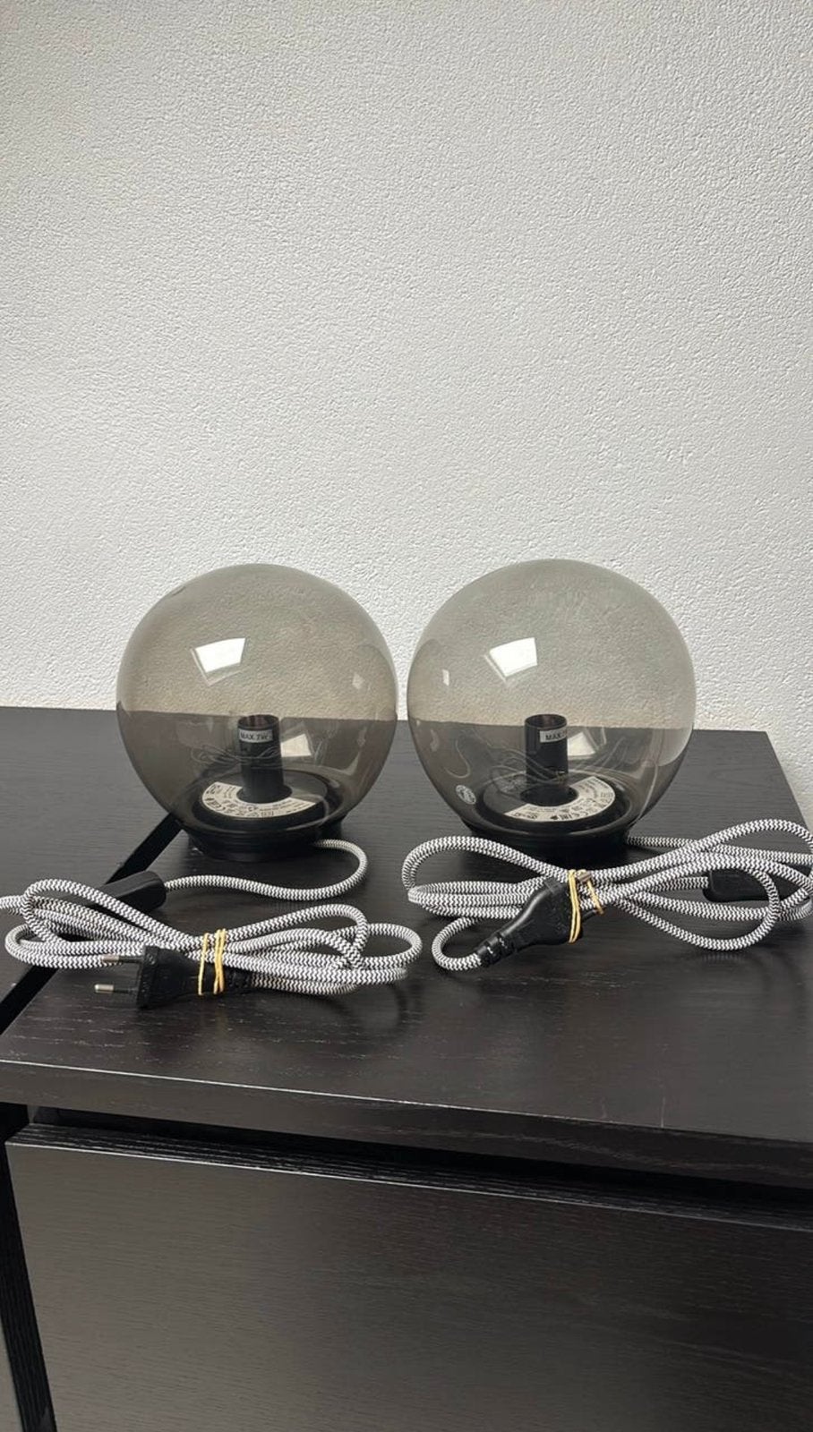 2x Nachtlamp IKEA Fado, Ophalen, Gebruikt, 25 cm, Met schakelaar