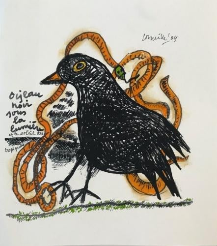Originele aquarel Corneille, Antiek en Kunst, Kunst | Schilderijen | Klassiek, Ophalen of Verzenden