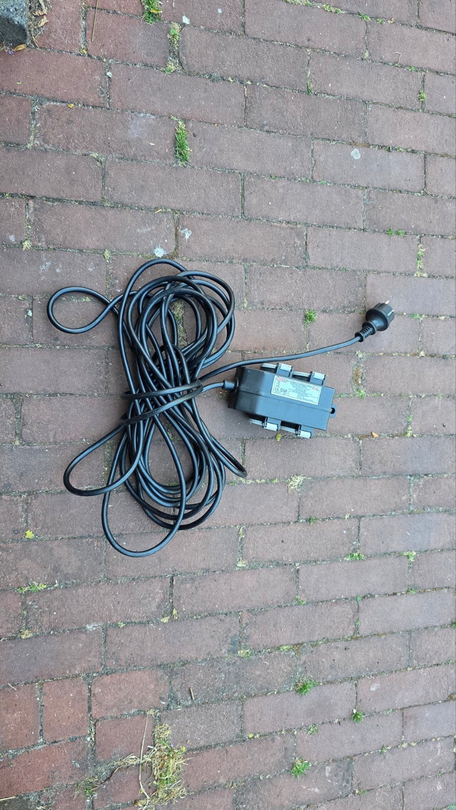 Powerfix Profi Stekkerdoos met 4 contactdozen en kabel, Ophalen