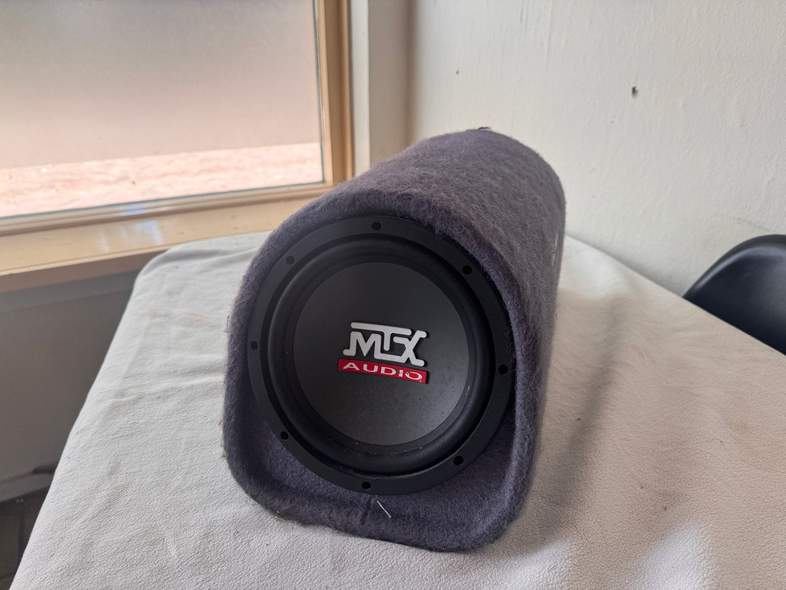 MTX Audio RT8PT 8-inch actieve autosubwoofer, Ophalen of Verzenden, Gebruikt