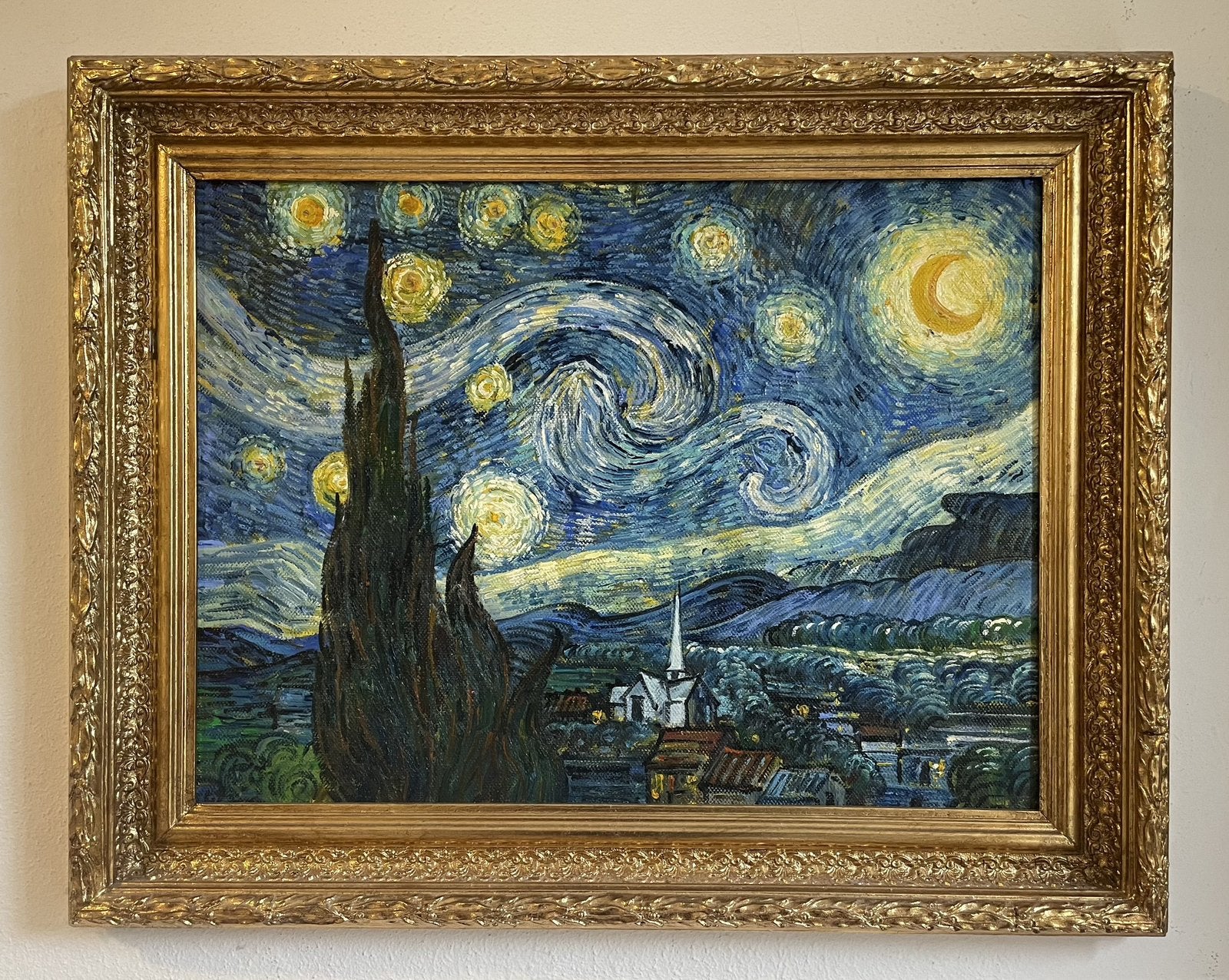 Gezocht: Starry Night - Van Gogh reproductie, Ophalen