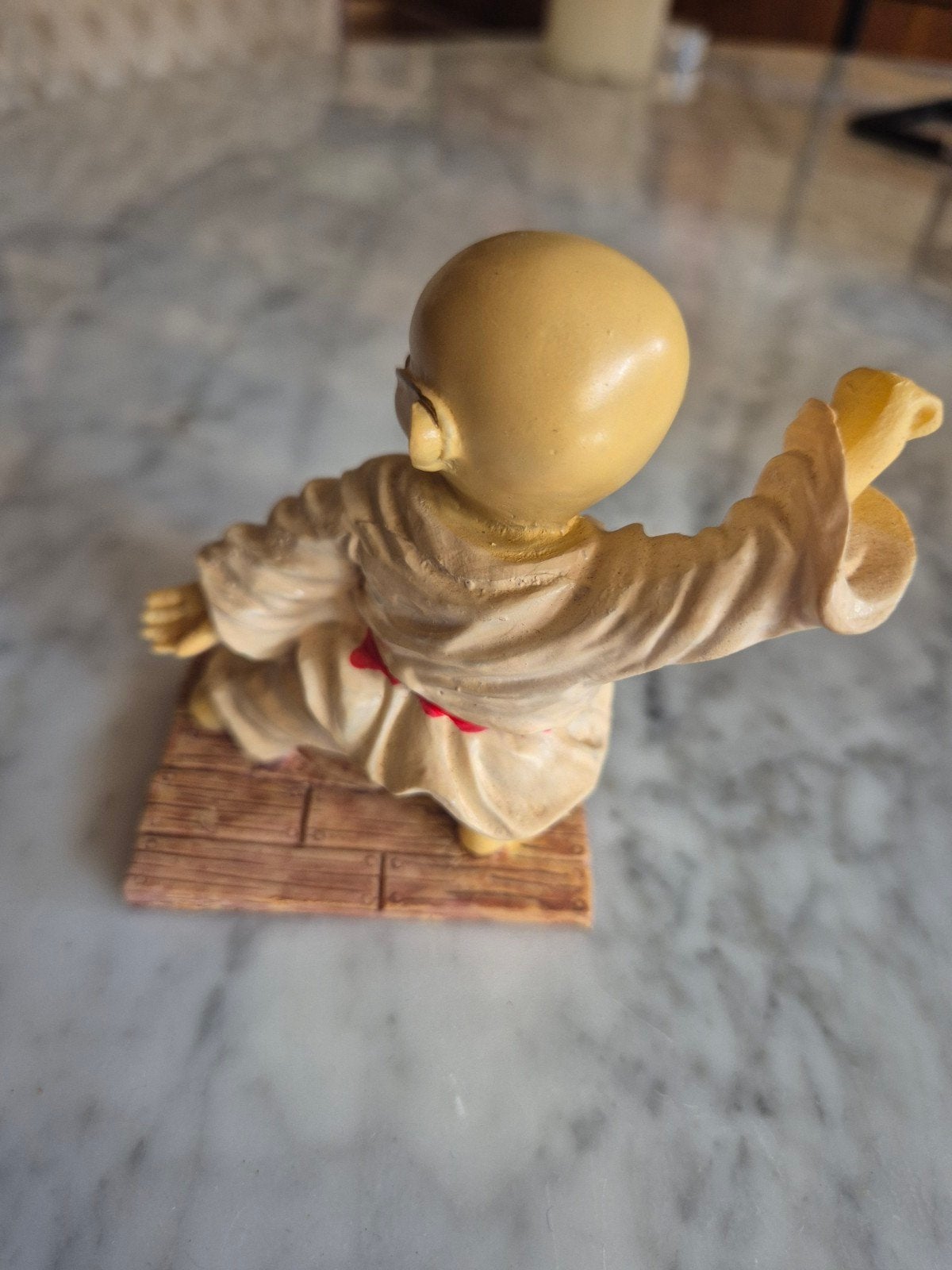 Beeldje van een monnik met bril - Decoratie, Ophalen of Verzenden, Zo goed als nieuw, Dier