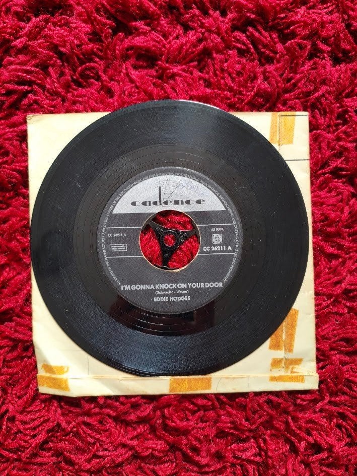 Eddie Hodges 7 inch vinyl single, Cd's en Dvd's, Ophalen of Verzenden, Gebruikt, Pop