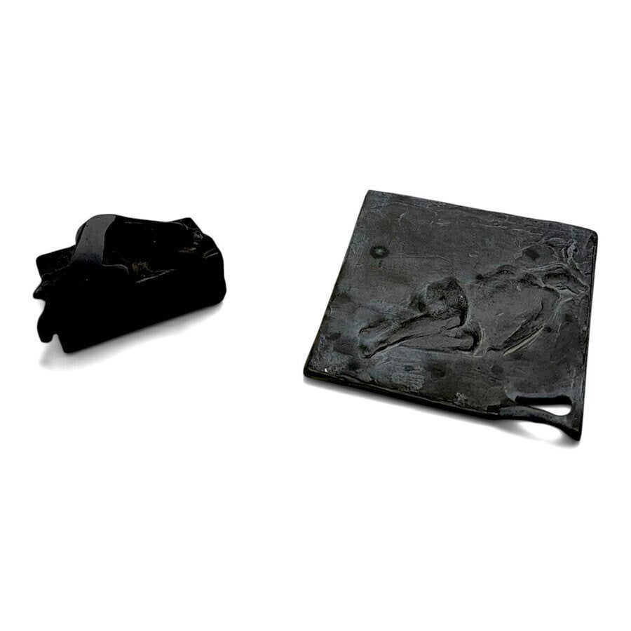 Guus Hellegers (1937-2019) - bronzen sculptuur en plaquette