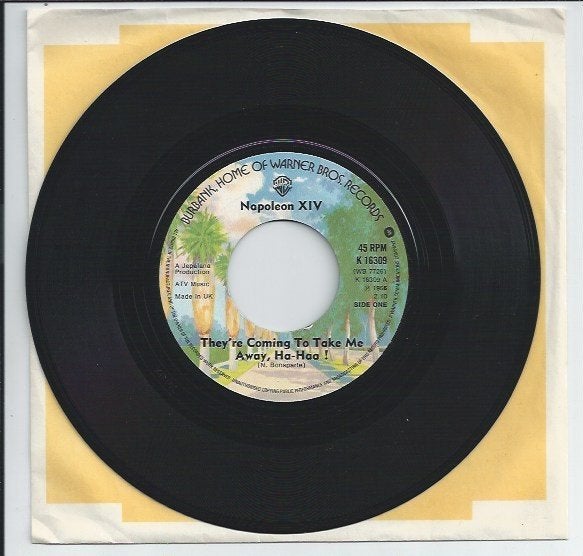 Single van Napoleon XIV uit 1966, Cd's en Dvd's, Gebruikt, 7 inch, Ophalen of Verzenden, Pop