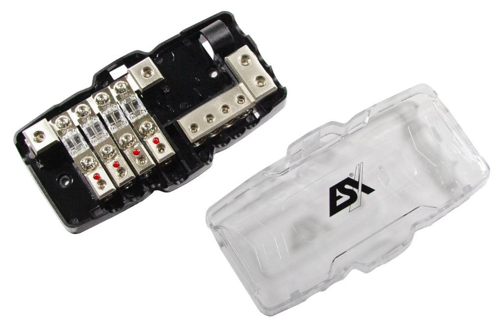ESX DFD2/4G Zekering / Ground verdeelblok 50mm2, Audio-design, Nieuw, Am Breilingsweg 3, 76709 Kronau, Duitsland, Ophalen of Verzenden