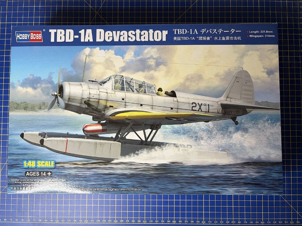 Douglas TBD-1A Devastator (Hobbyboss) 1:48 + Extra’s, Overige merken, Nieuw, Ophalen of Verzenden, Groter dan 1:72