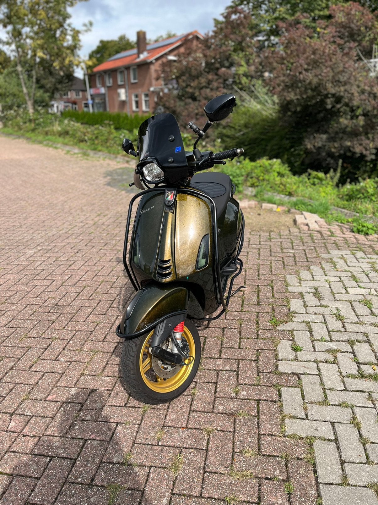 Vespa sprint E4 4T i-get custom 1/1, Ophalen, Maximaal 45 km/u, Vespa S, Zo goed als nieuw