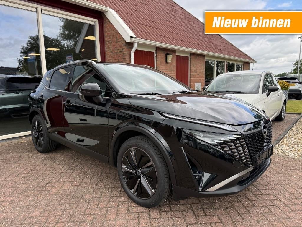 Nissan QASHQAI Tekna Plus HUD/ACC/360 Camera/Leder/1800 KG, Auto's, Nissan, USB, Met garantie (alle), Zwart, Hybride Elektrisch/Benzine