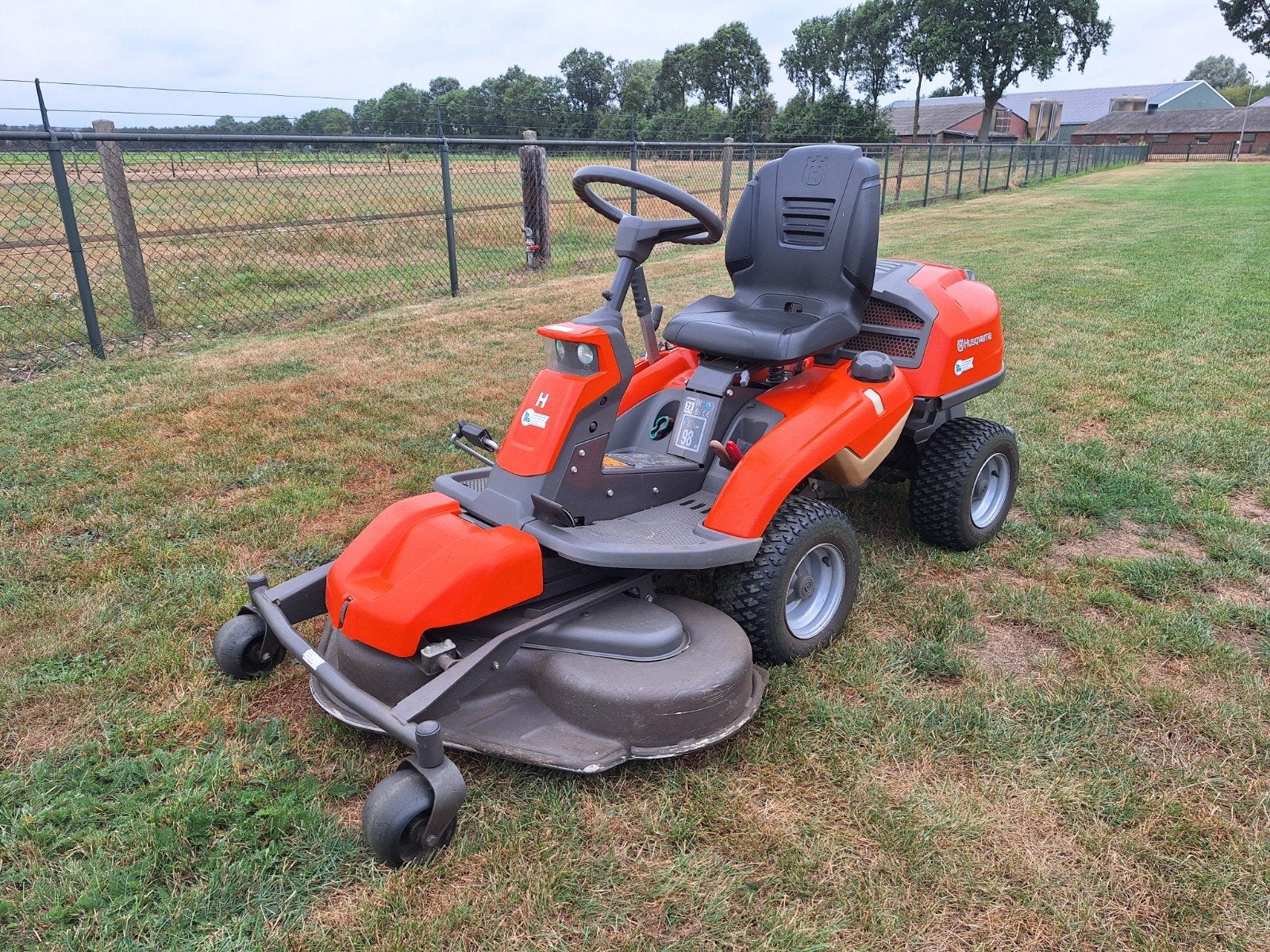 Husqvarna R316T Frontmaaier | 112cm Combi-maaidek | Kawasaki, Ophalen, Zo goed als nieuw, HUSQVARNA, Mulchfunctie