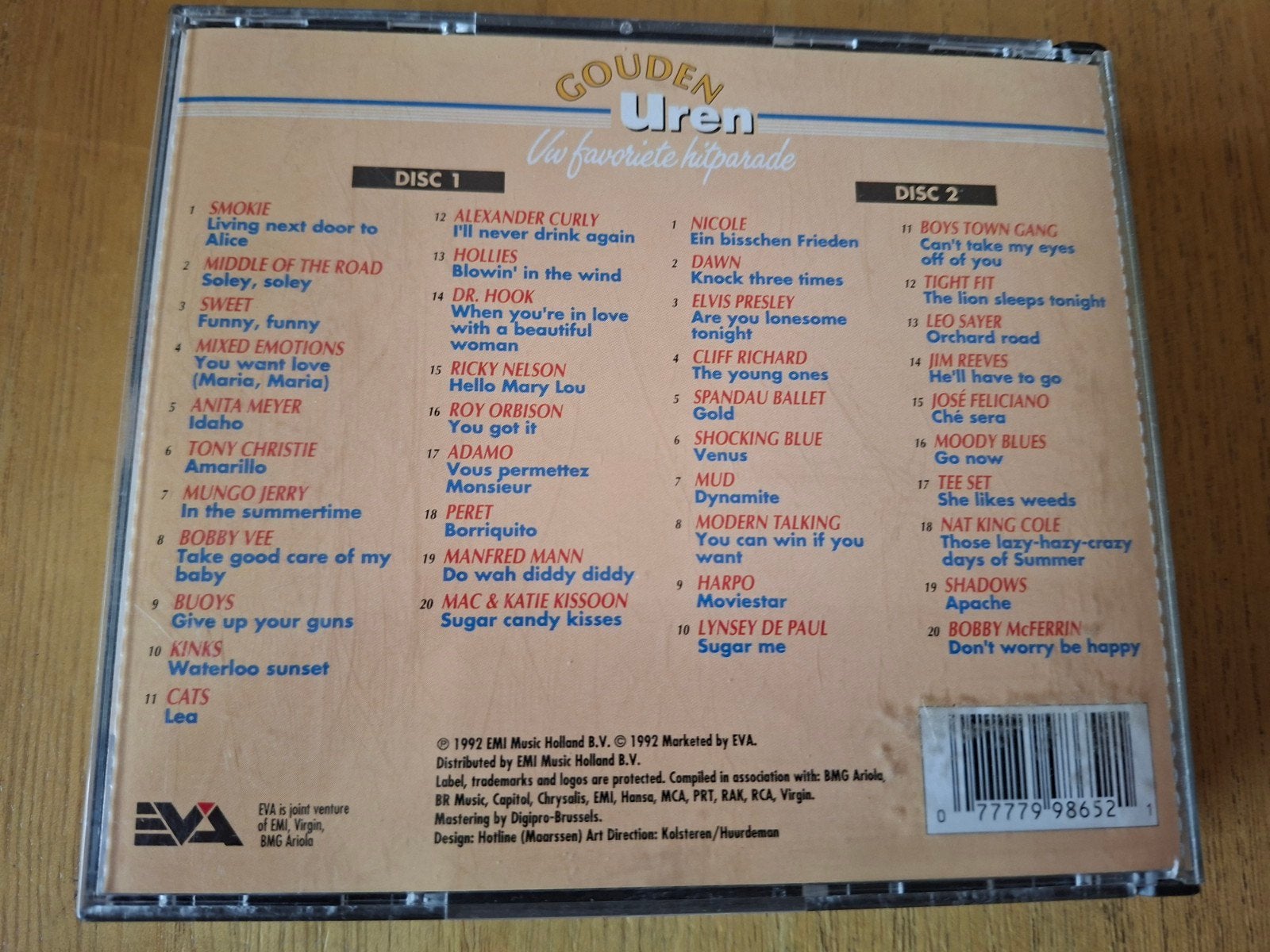 Gouden Uren Uw favoriete hitparade 2 CD Box, Ophalen of Verzenden, Zo goed als nieuw