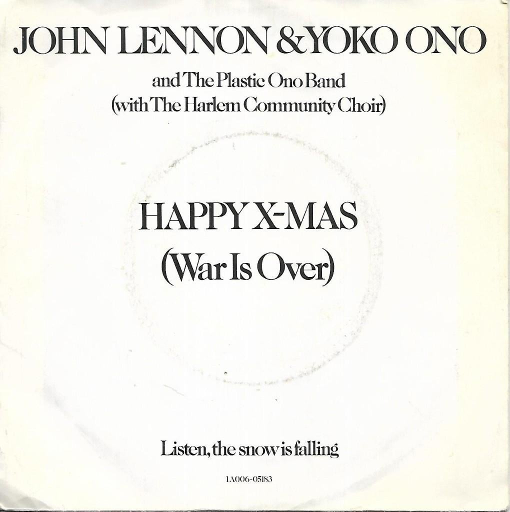 John Lennon & Yoko Ono - Happy X-Mas, Gebruikt, 7 inch, Single, Ophalen of Verzenden