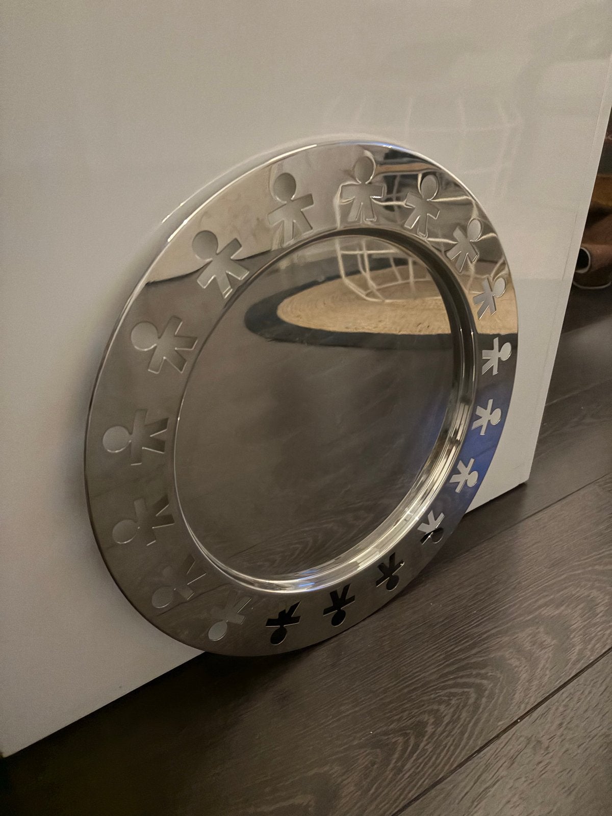Mooie Alessi fruitschaal - Inox 18/10 - Italy, Ophalen, Gebruikt, Schaal, Rond