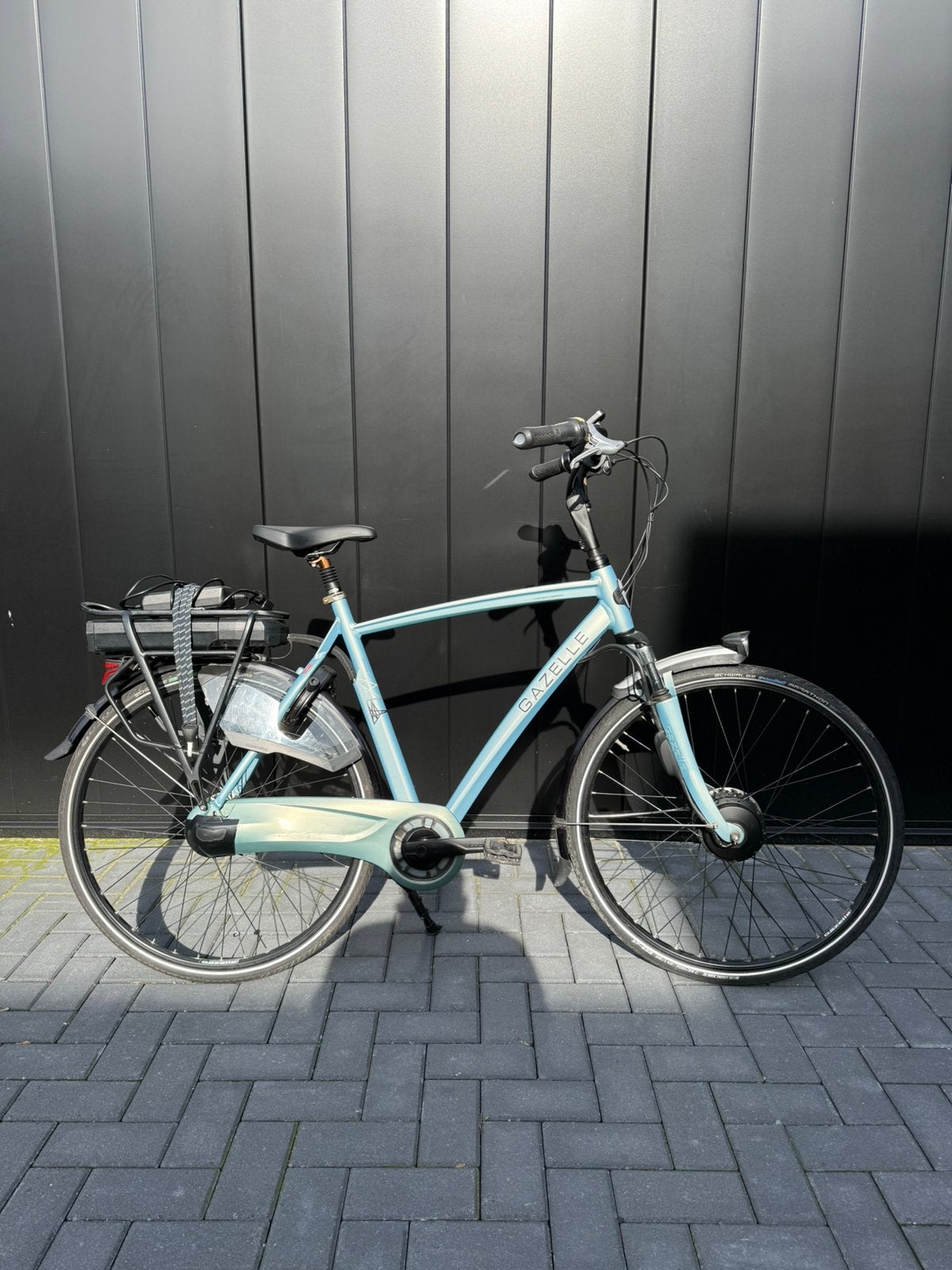 Gazelle chamonix comfort c7 elektrisch, herenfiets 57cm, Ophalen, Gebruikt, Versnellingen, 57 tot 61 cm