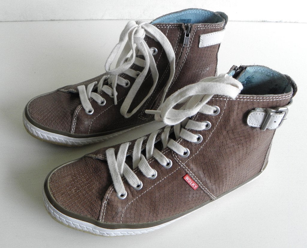 Bruine Wolky Biker wandelschoen maat 38, Kleding | Dames, Schoenen, Wolky, Bruin, Zo goed als nieuw, Wandelschoenen