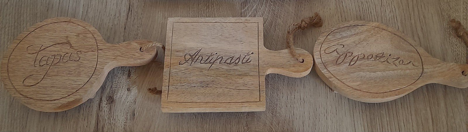 3 houten tapas plankjes riviera maison, Verzenden, Zo goed als nieuw