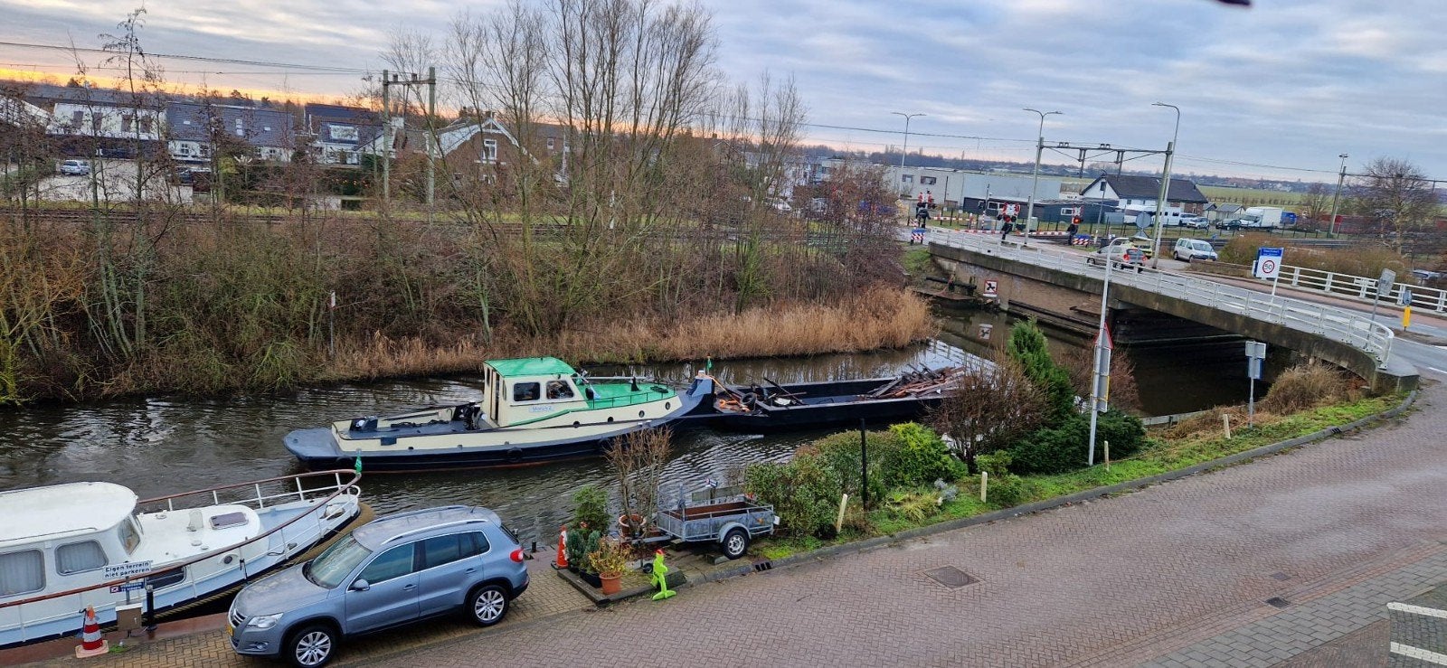 dekschuit ponton  te huur, Ophalen of Verzenden