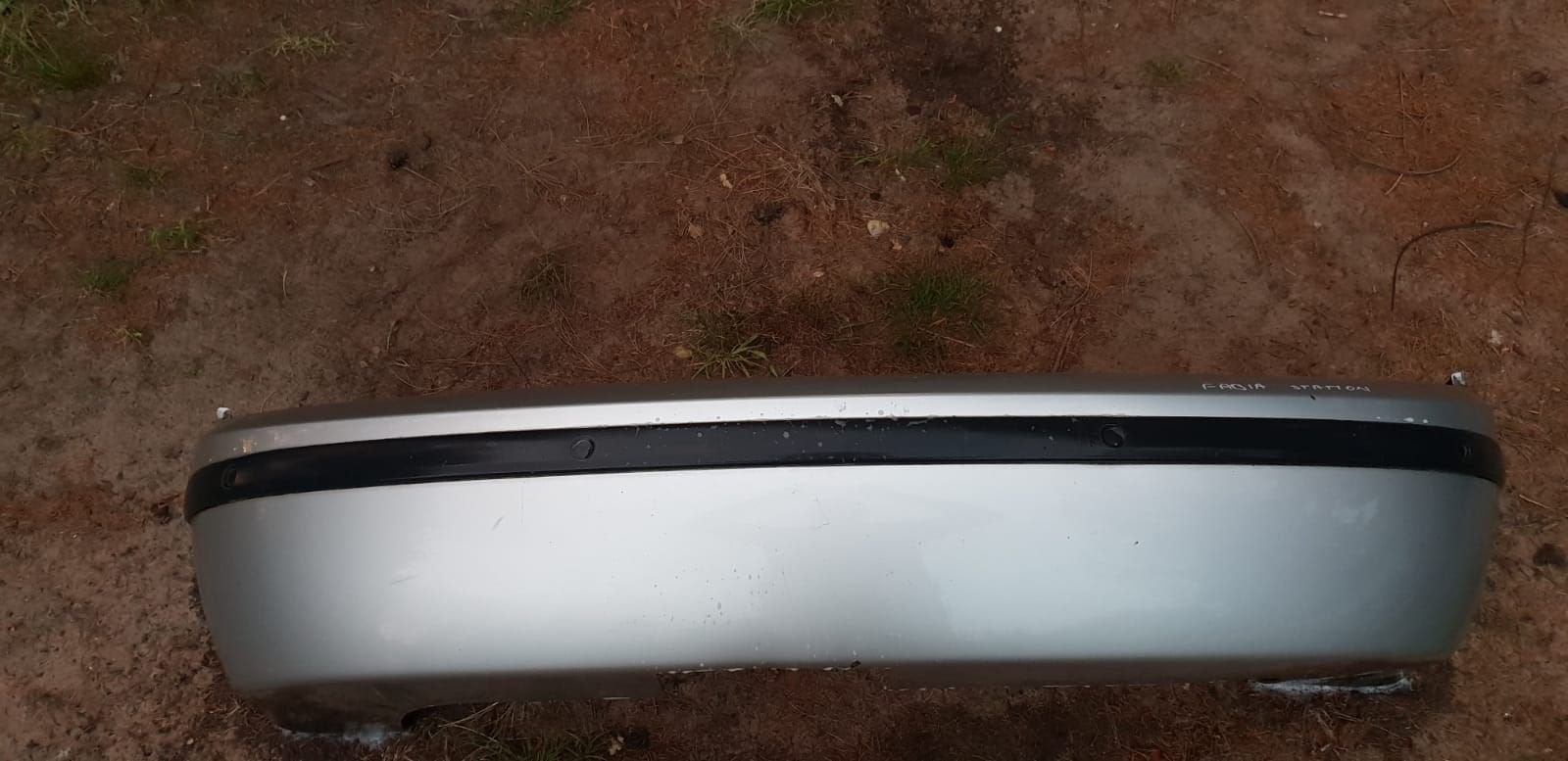 SKODA FABIA STATION ACHTERBUMPER +SENSOREN BJ 2001 2006, Gebruikt, -, -, Ophalen of Verzenden