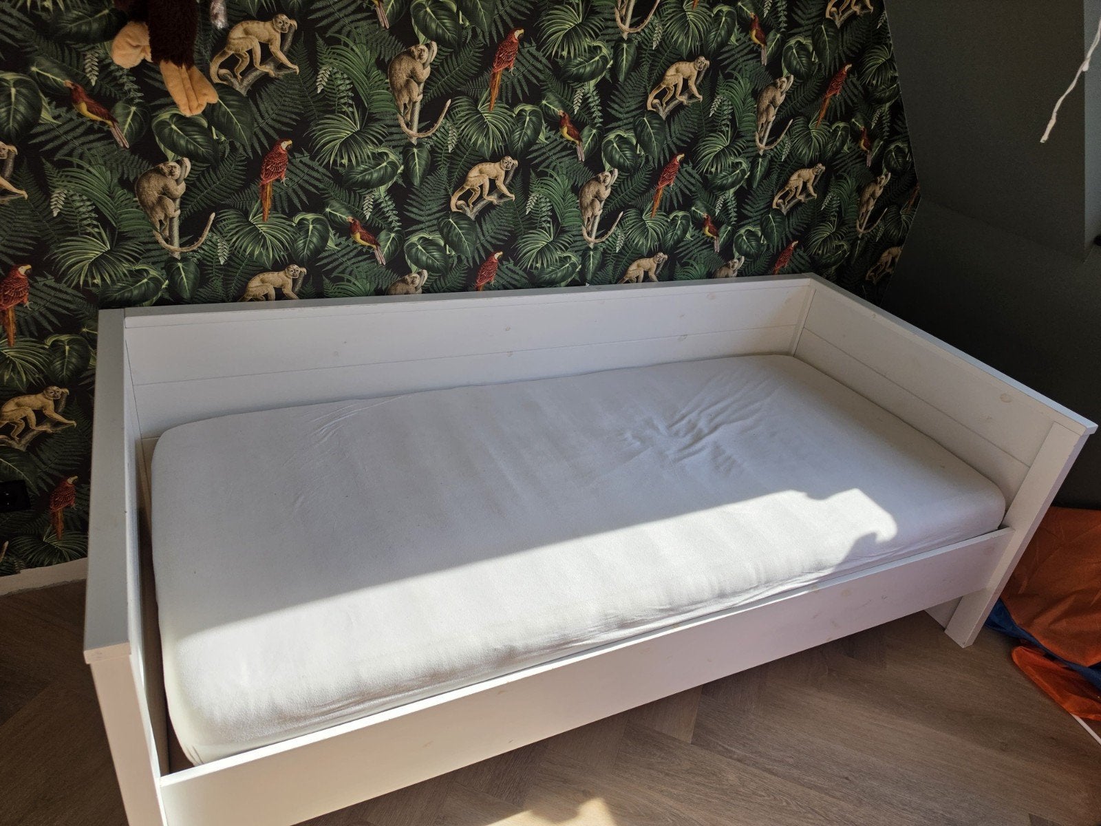 Woood Bedbank 90x200, 85 tot 100 cm, Gebruikt, 180 cm of meer, Ophalen