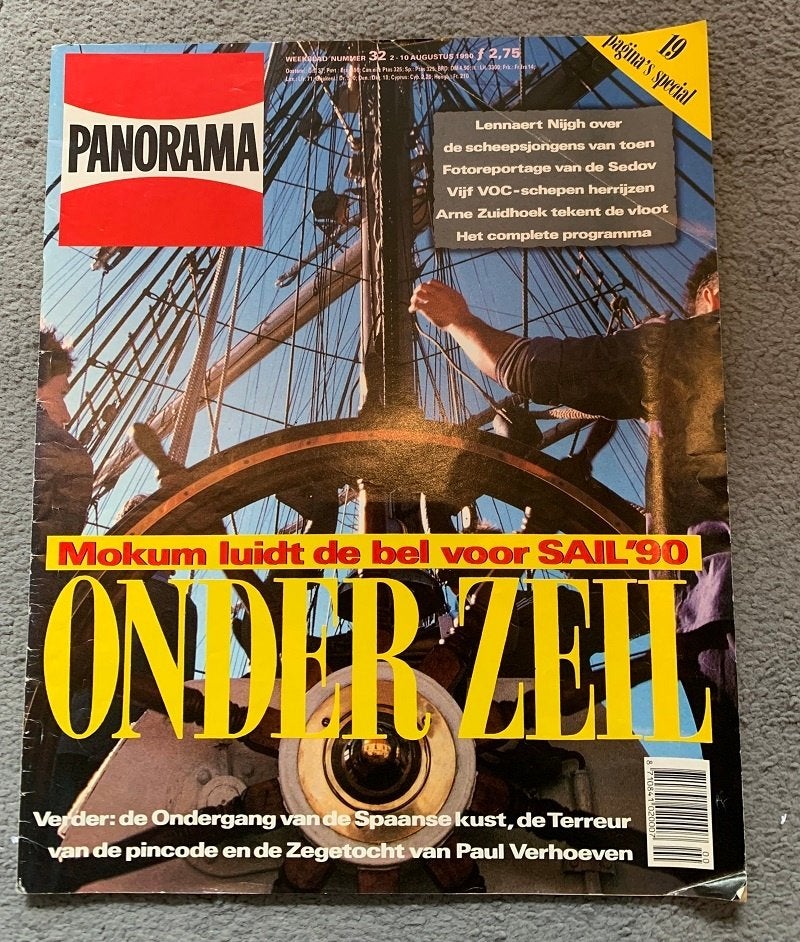 Panorame, nr.32 10-08-1990 over o.a. Sail '90, Boeken, Tijdschriften en Kranten, Ophalen of Verzenden, Gelezen, Overige typen