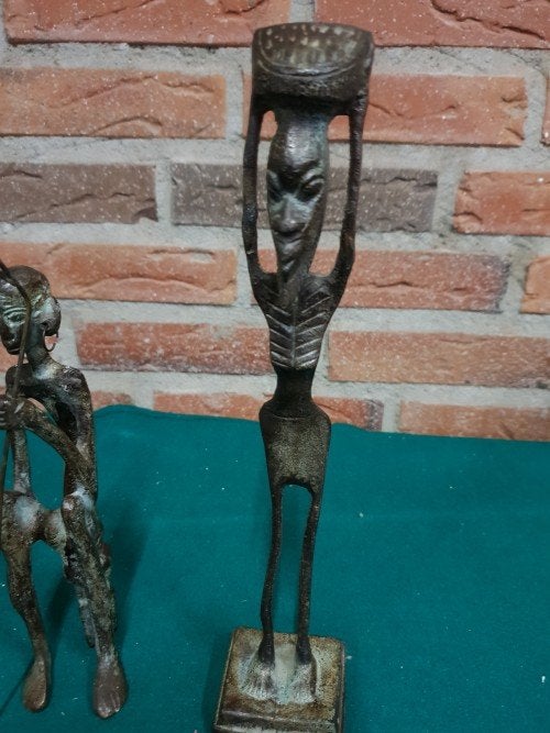 Beelden /sculpturen van brons, 2 stuks, verkregen door verlo, Verzamelen, Ophalen of Verzenden