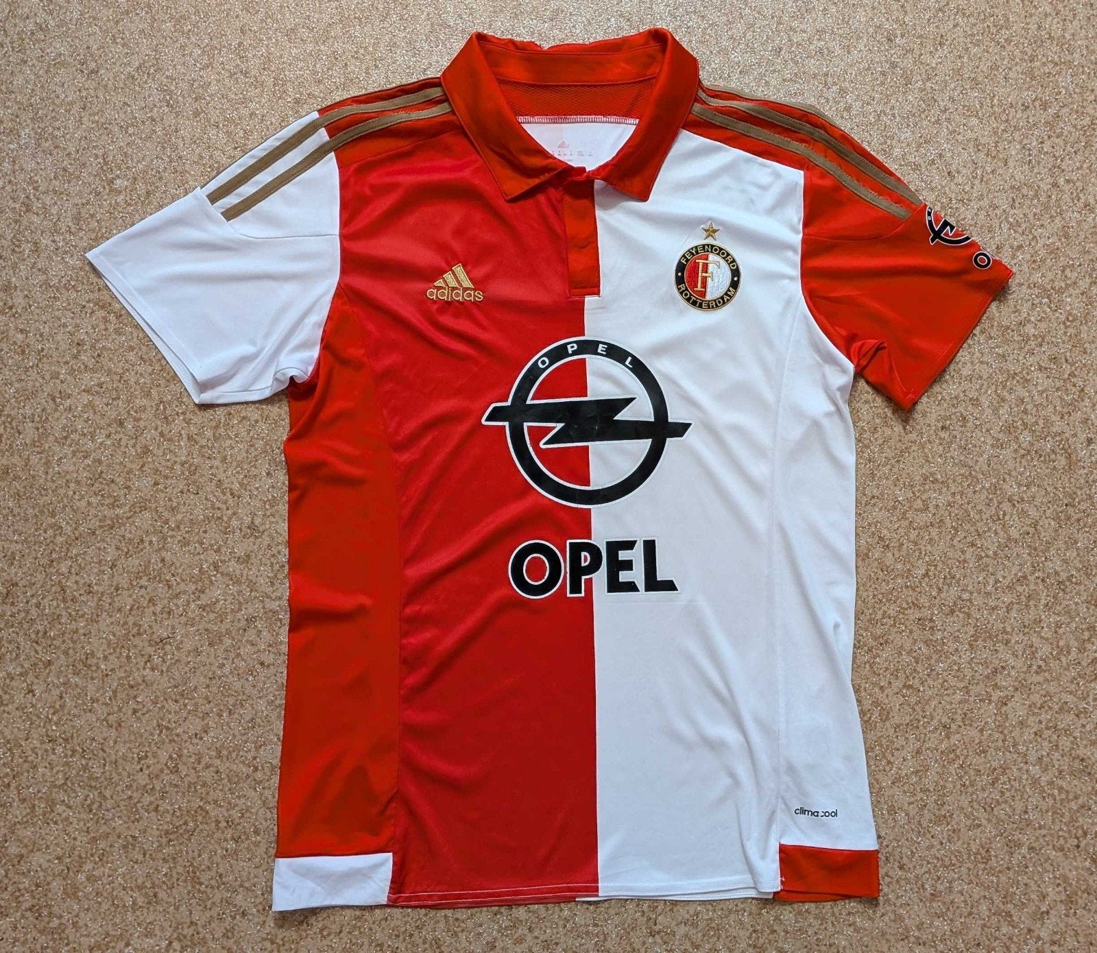 Feyenoord Thuisshirt 2014/2015 - Maat M, Kleding | Heren, Maat 48/50 (M), Ophalen of Verzenden, Zo goed als nieuw, Adidas