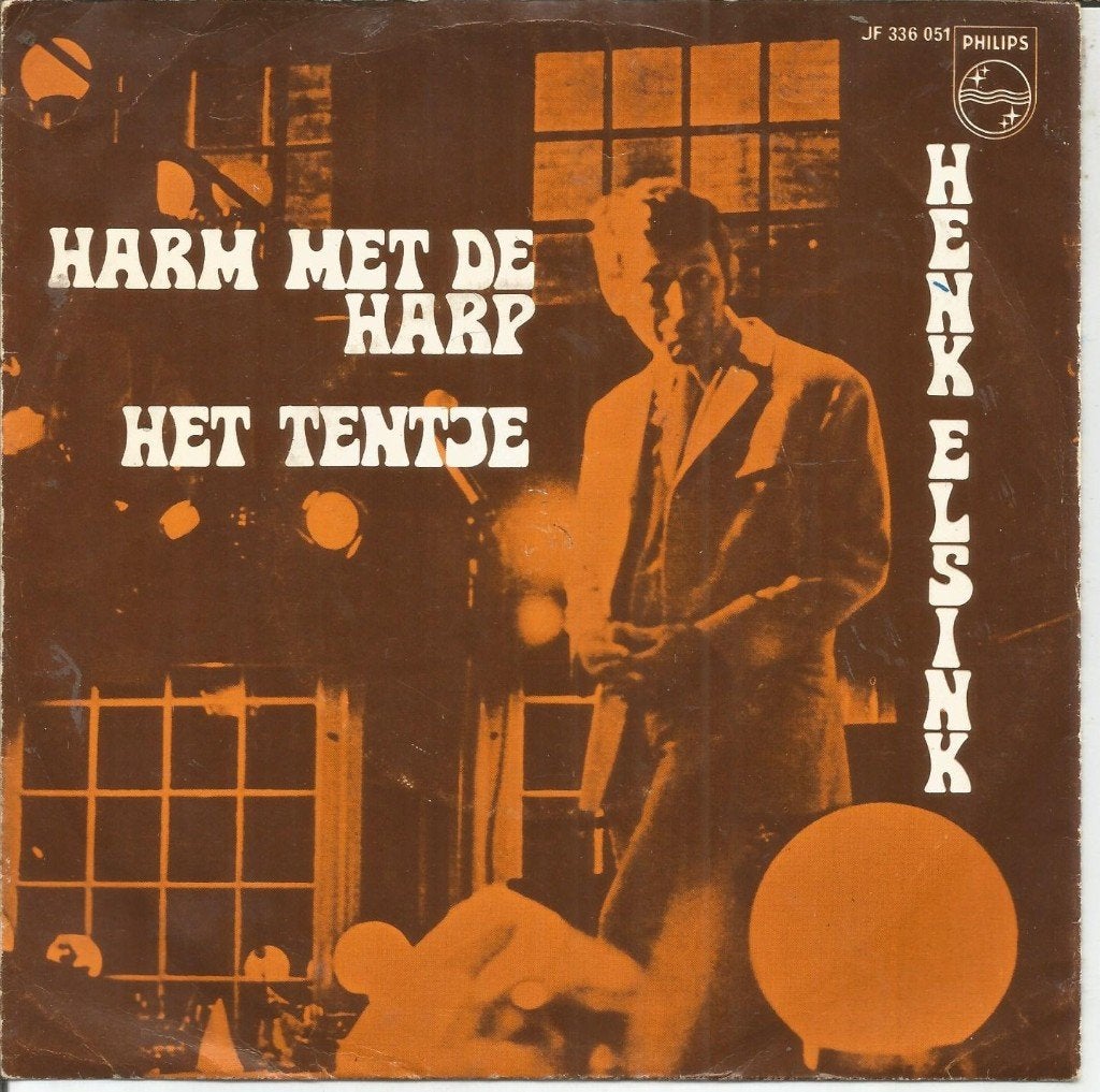 Henk Elsink : Harm met de harp (1969), Cd's en Dvd's, Fotohoes, 7 inch, Ophalen of Verzenden, Zo goed als nieuw