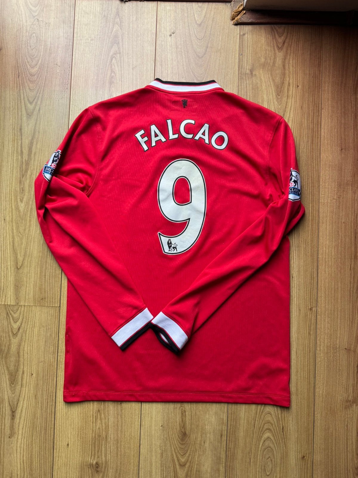 Voetbalshirt longsleeves Manchester United Radamal Falcao #9, Ophalen of Verzenden, Zo goed als nieuw, Buitenlandse clubs, Shirt