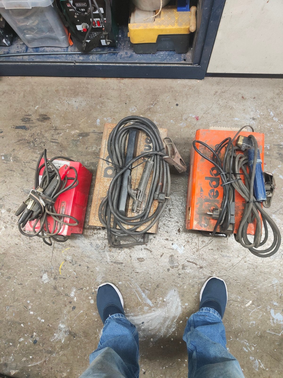 Elektronische lasapparaten te koop, Ophalen