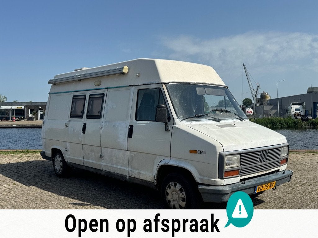 Fiat DUCATO 280 D7 Stuurbekrachtiging-1 jaar APK-Rijklaar, Caravans en Kamperen, Campers, Bedrijf, Diesel, Fiat, Standkachel