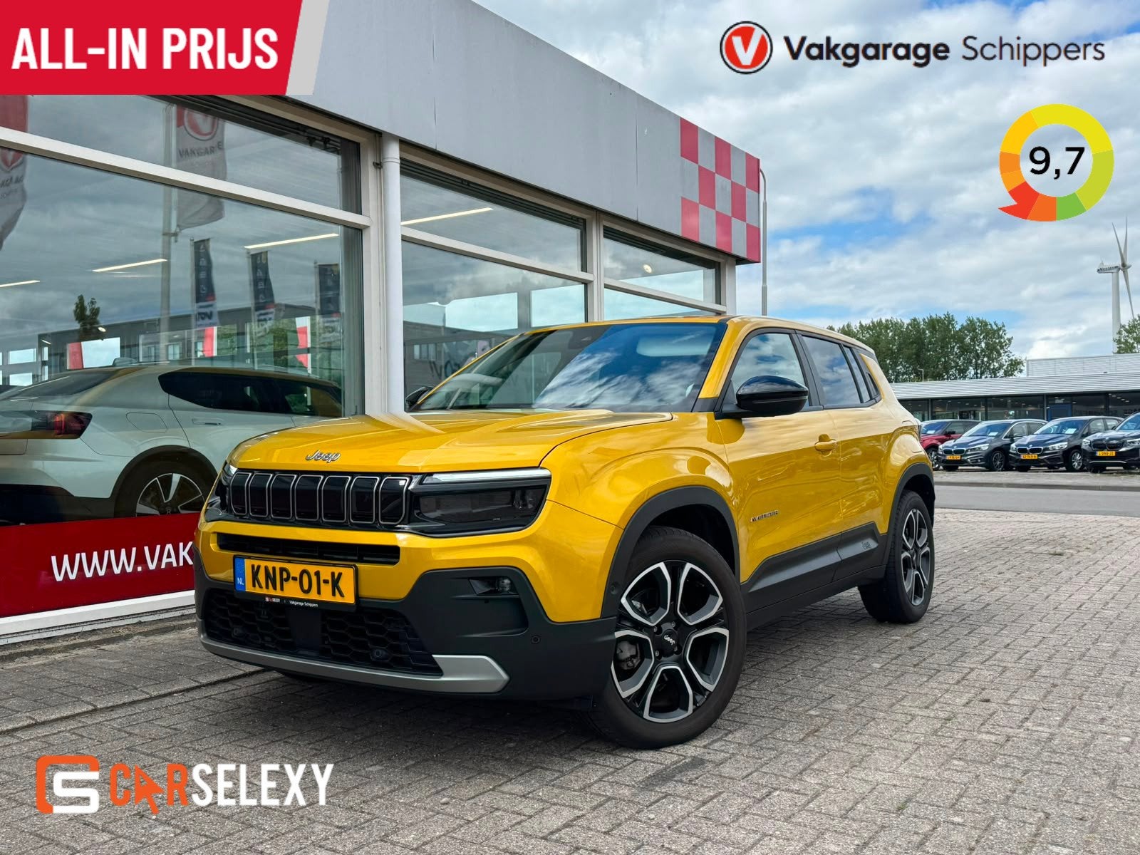 Jeep Avenger 1.2 e-Hybrid Summit|Automaat|, Auto's, Gebruikt, 1199 cc, Met garantie (alle), 620 kg