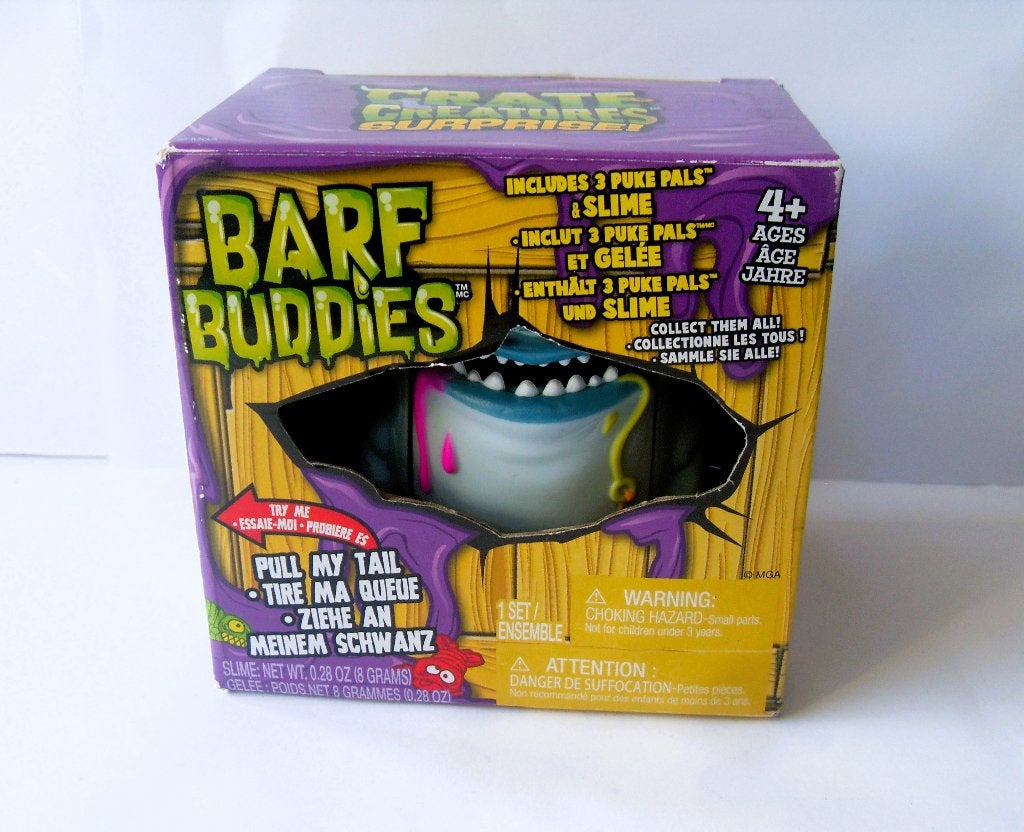 Barf Buddies / Puke Pale / shark / slijm / slime, Ophalen of Verzenden, Zo goed als nieuw, Jongen of Meisje