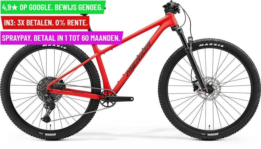 Merida BIG NINE TR 600 29"/M-41cm/11speed/Red/2024, Merida, 9713 Bv Groningen, Merida, Nieuw